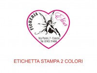 Etichette adesive per fioristi, fiorai e vivaisti (mm 30x27)  (cod.55G)